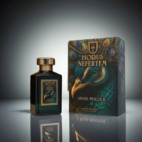 Horus Nefertem’in “Angel Peacock” parfümü, zarafetin ve doğanın kusursuzluğunun bir yansımasıdır. Bu büyüleyici koku, sizi doğanın sihirli dünyasına taşır ve ruhunuzun ışıltısını ortaya çıkarır.